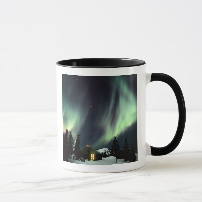 Mug États-Unis, Alaska, Chena Hot Springs. Aurore boré (Droite)