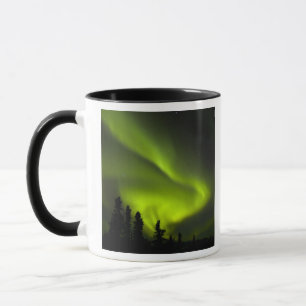 Mug États-Unis, Alaska, Chena Hot Springs. Aurore Boré