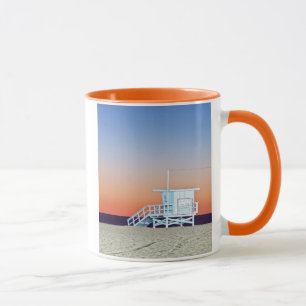 Mug États-Unis, Californie, Los Angeles, plage de Sant