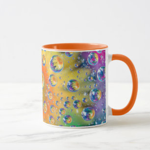 Mug États-Unis, Colorado, Lafayette. Bulles d'eau sur 