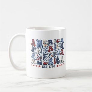 Mug États-Unis Est 1776 Jour de l'indépendance de l'Am