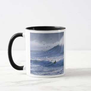 Mug États-Unis, État de Washington, La Push. Homme en