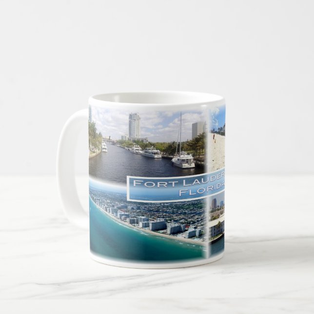 Mug États-Unis Floride - Fort Lauderdale - La Nouvelle (Devant gauche)