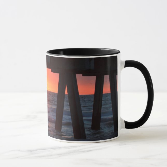 Mug États-Unis, Géorgie, île de Tybee, jetée de Tybee (Droite)