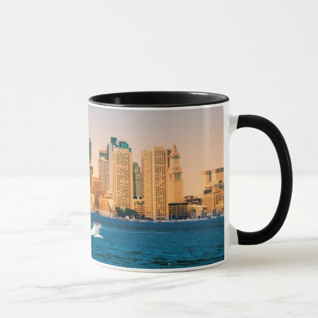 Mug États-Unis, Massachusetts. Panorama du front de me (Droite)