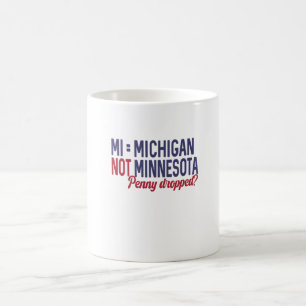 Mug États-Unis - MI = Michigan et non Minnesota, une c