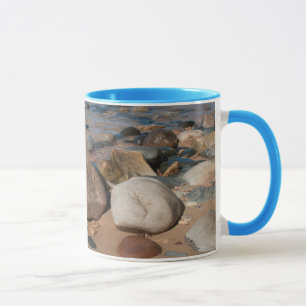 Mug États-Unis, Michigan. Boulders Arrondis Sur 20 Km