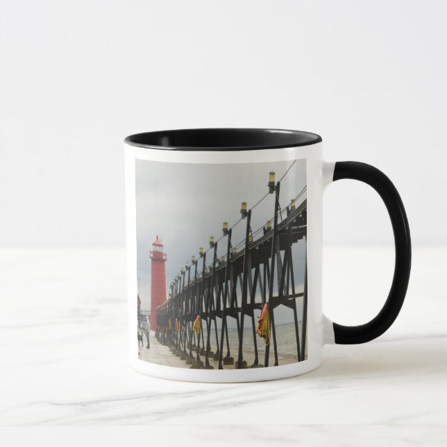 Mug États-Unis, Michigan, Lake Michigan Shore, Grand H (Droite)