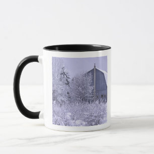 Mug États-Unis, Michigan, Rochester Hills. Bleu enneig