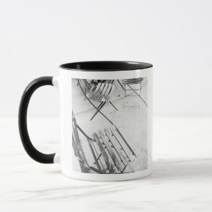Mug États-Unis, NEW YORK : chaises de café à New York,
