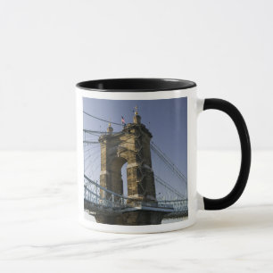 Mug États-Unis, Ohio, Cincinnati : Roebling Suspension