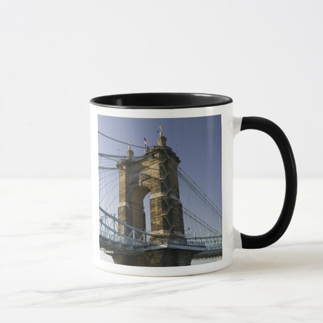 Mug États-Unis, Ohio, Cincinnati : Roebling Suspension (Droite)