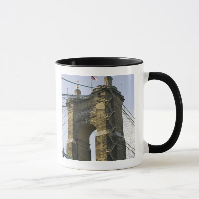 Mug États-Unis, Ohio, Cincinnati : suspension de Roebl (Droite)
