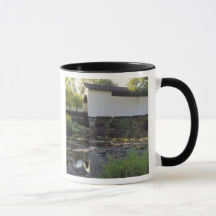 Mug États-Unis, Oregon. Pont couvert de Harris sur Mar