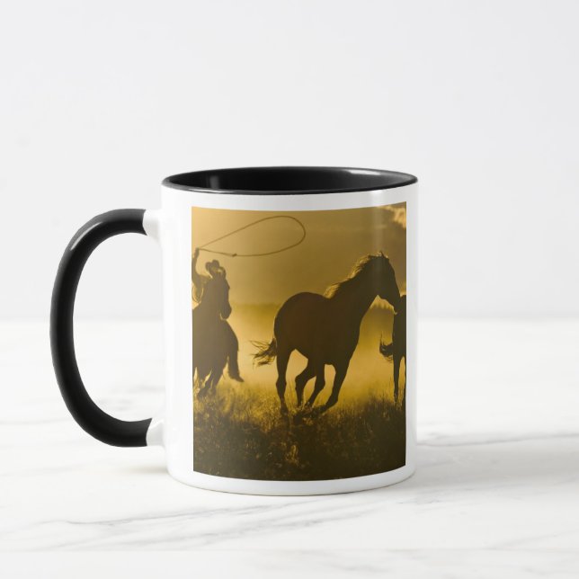 Mug États-Unis, Oregon, Seneca, Ponderosa Ranch. (Gauche)