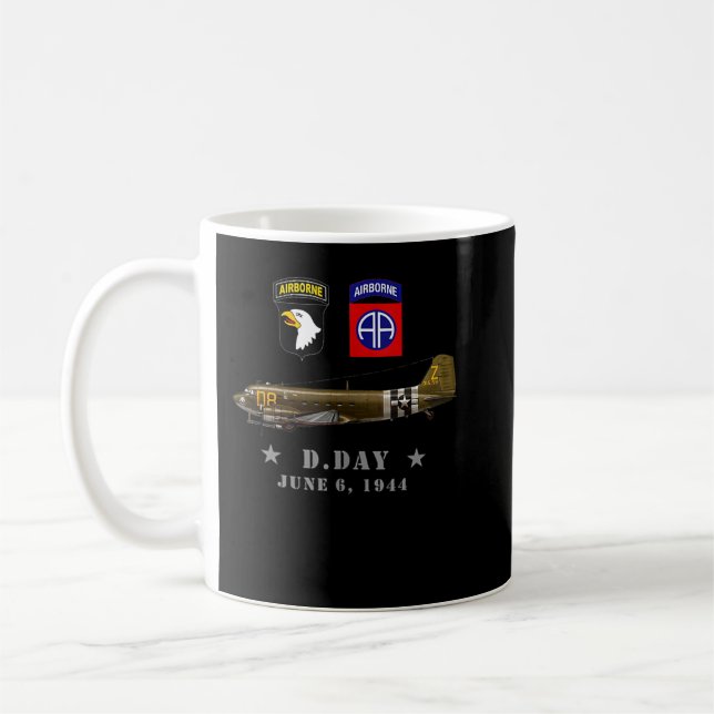 Mug États-Unis Parachutistes D-Day 2ÈME GUERRE MONDIAL (Gauche)