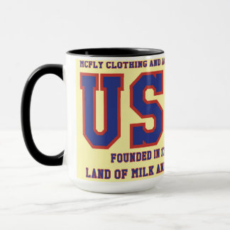 Mug États-Unis Terrain Pour Lait Et Miel