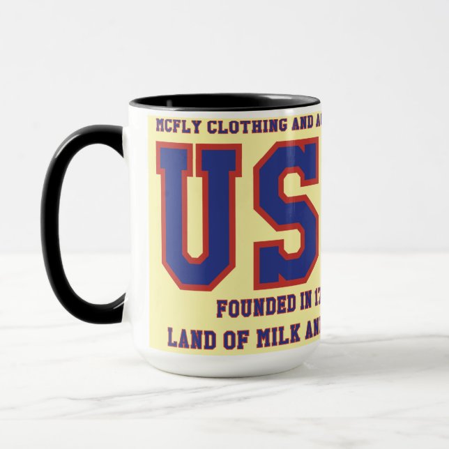 Mug États-Unis Terrain Pour Lait Et Miel (Gauche)