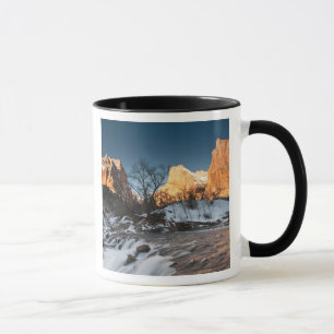 Mug États-Unis, Utah, Zion National Park. Sunrise des