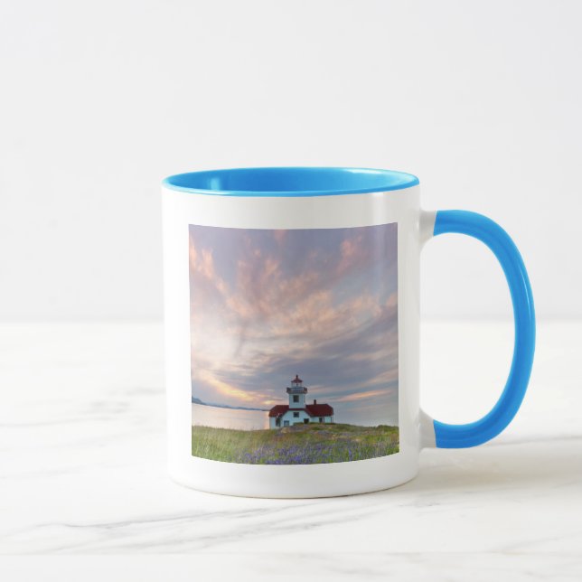 Mug États-Unis, Washington, îles San Juan. Coucher de  (Droite)