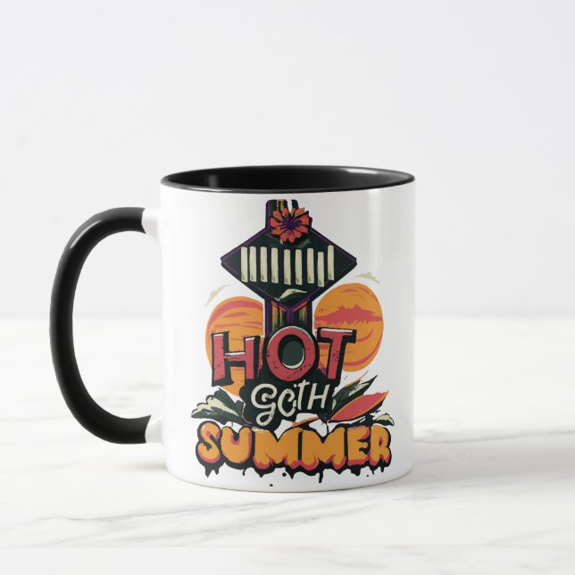 Mug Été chic gothique chaud  (Gauche)