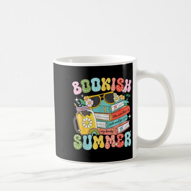 Mug Été livresque branché Amour de la lecture pour bib (Droite)