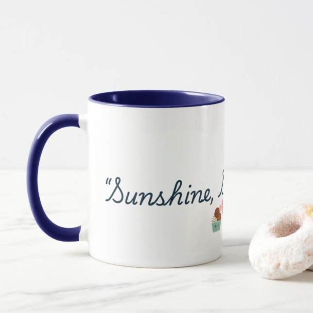 Mug Été Mignon Ensoleillement Snacks et Siestes Mu (Avec donut)