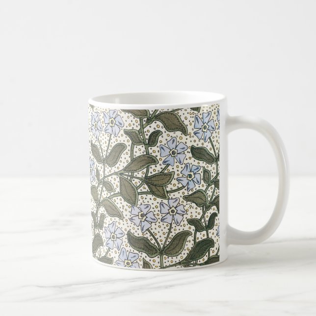 Mug Été Périwinkel Fleur Plutôt Élégant Floral (Droite)