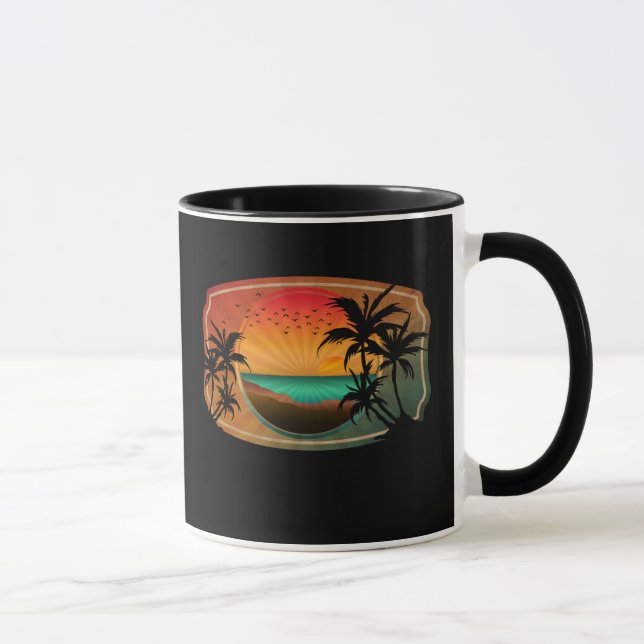 MUG ÉTÉ PLAGE NATURE VINTAGE (Droite)
