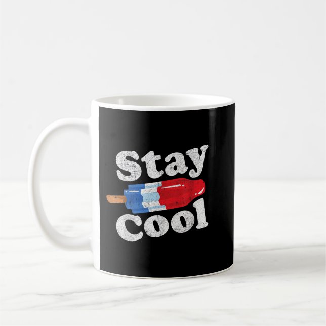 Mug Été Popsicle Séjour Cool Funny Bombe Retro 80s Pop (Gauche)