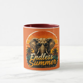 Mug Été sans fin | Graphisme ambiance plage