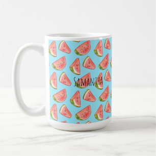 Mug Été Watercolor Watermelon Slices