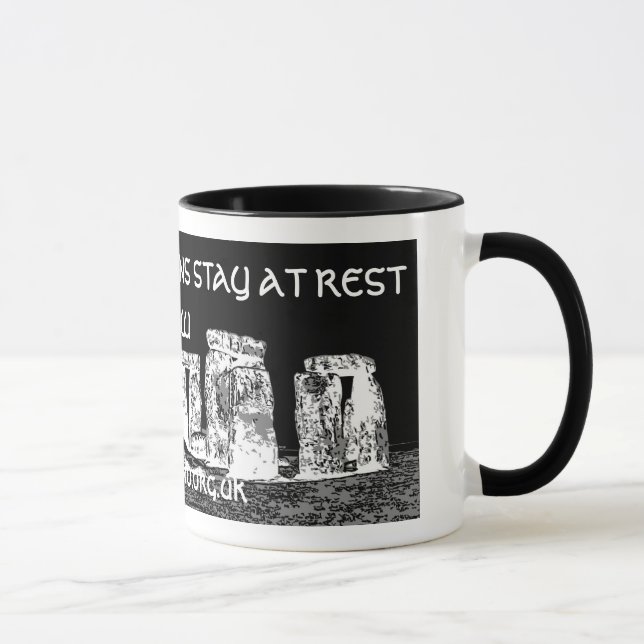 MUG ÉTENDU AUX MOYENS DE REPOS RESTEZ AU REPOS (Droite)