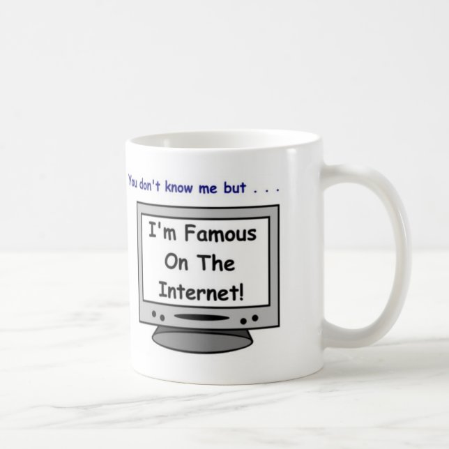 Mug Êtes-vous célèbres sur l'Internet ? (Droite)