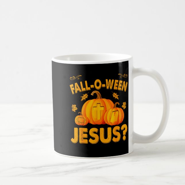 Mug Êtes-vous Fall-o-ween Jésus chrétien citrouille Ha (Droite)