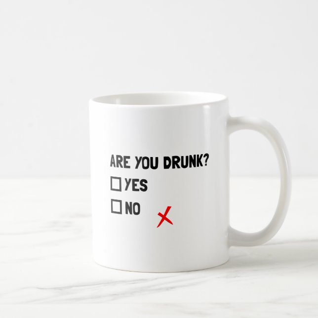 Mug Êtes vous ivres (Droite)