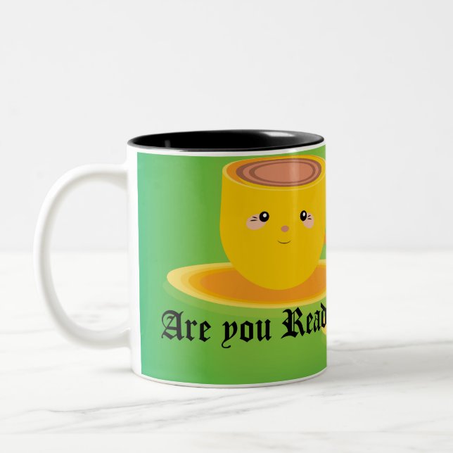 Mug "Êtes-vous prêts ?" pour amateurs de chats Cap (Gauche)