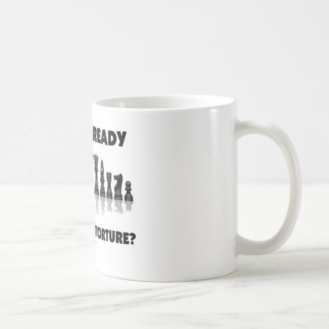 Mug Êtes-vous prêts pour la torture mentale ? (Jeu (Droite)