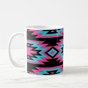 Mug Ethnic American Indian : Motifs aztèques.