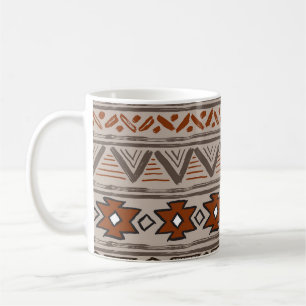Mug Ethnique Abstraite : Motif tiré à la main