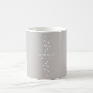 Mug Étincelle Étincelle Petit Étoile Argent Gris Étinc