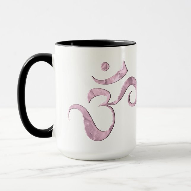 Mug Étincelle Rose Om (Gauche)