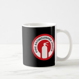 Mug Étiqueteur d'incendie à l'intérieur de l'autocolla