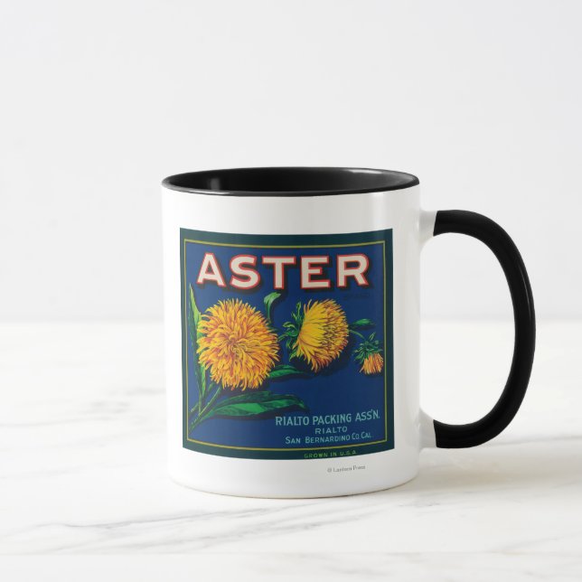 Mug Étiquette Aster Brand Citrus Crate (Droite)