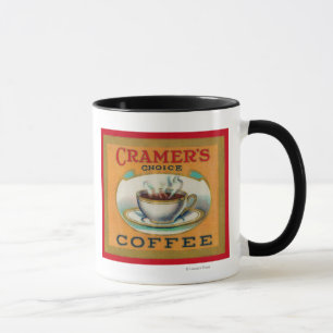 Mug Étiquette bien choisi du café de Cramer