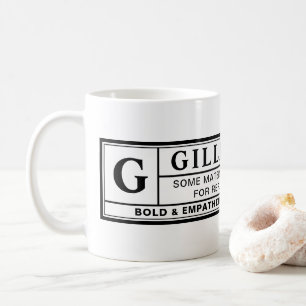 Mug Étiquette d'avertissement Gillibrand