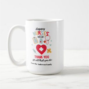Mug Étiquette de cadeau d'appréciation pour INFIRMIÈRE