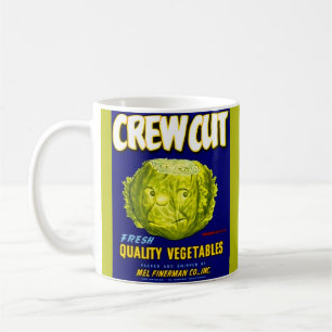 Mug Étiquette de caisse de légumes coupé en équipage