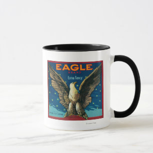 Mug Étiquette de caisse d'Eagle Apple