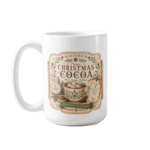 Étiquette de Chocolat Chaud Nordique